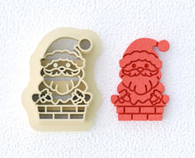 Santa Claus mold on chimney