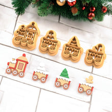 Christmas Train Pattern