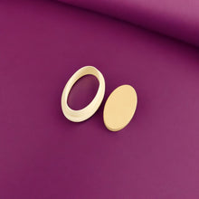 Oval Earring Pattern 01