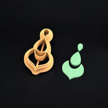 Organic Shaped Earring Pattern 07