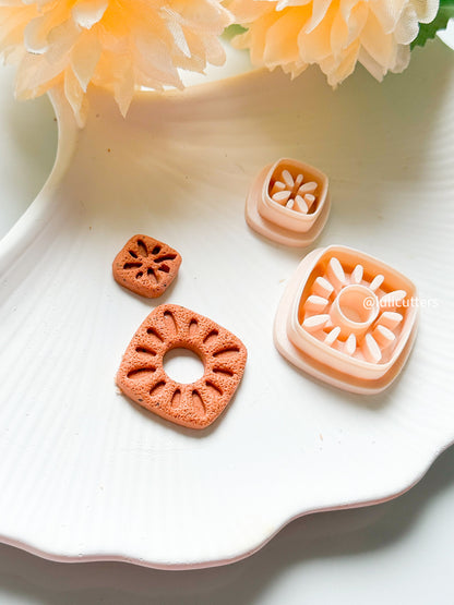 Ceramic Pattern Earring 01