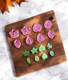 Leaf earring mold Set of 8