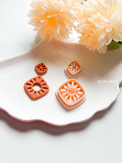 Ceramic Pattern Earring 01