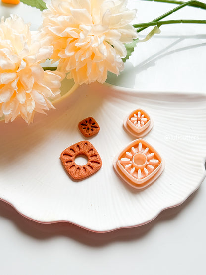 Ceramic Pattern Earring 01