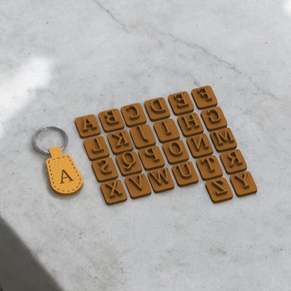 Letter printing set (ideal for key chains)