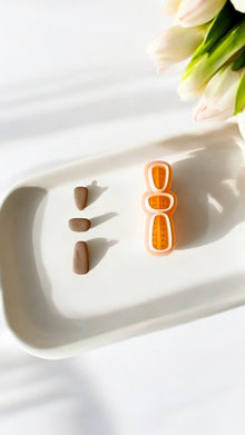 Organic Shaped Earring Mold 3 pieces