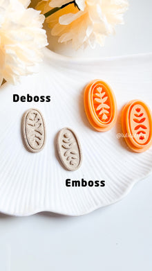 Yaprak Desenli Kalıp - Emboss & Deboss Seçenekli