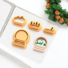 Snow globe earring mold v3