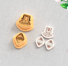 Aztec-Ethnic Earring Pattern 06