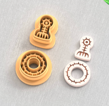 Ethnic / Ceramic Earring Pattern 13