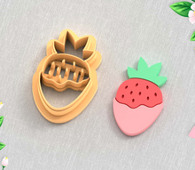 Strawberry earring pattern