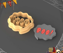 Halloween Boo Earring Mold
