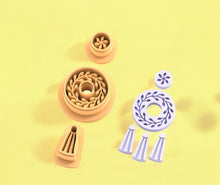 Ethnic / Ceramic Earring Pattern 23