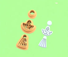 Ethnic / Ceramic Earring Pattern 35