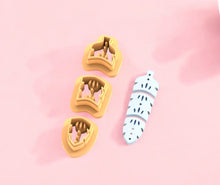 Ceramic Feather Earring Mold