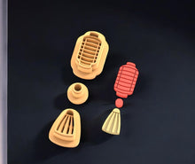 Lantern Earring Mold 04
