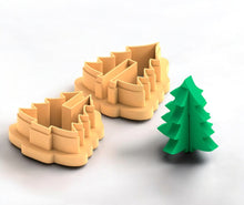 Three Dimensional Pine Tree Mold