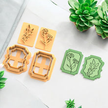 Stamp Flower Earring Pattern 03