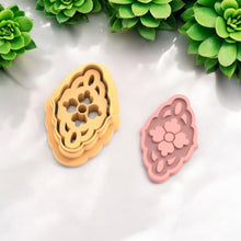 Stamp Flower Earring Pattern 04