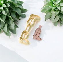 Cowboy Boot Earring / Keychain Mold