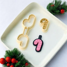 Candy Cane Keychain / Earring Pattern