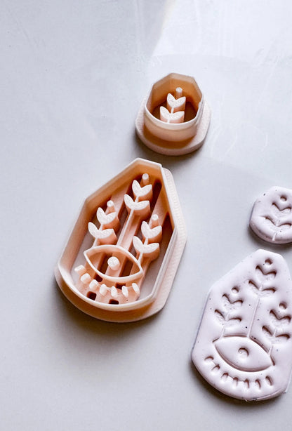 Ceramic Pattern Earrings 10