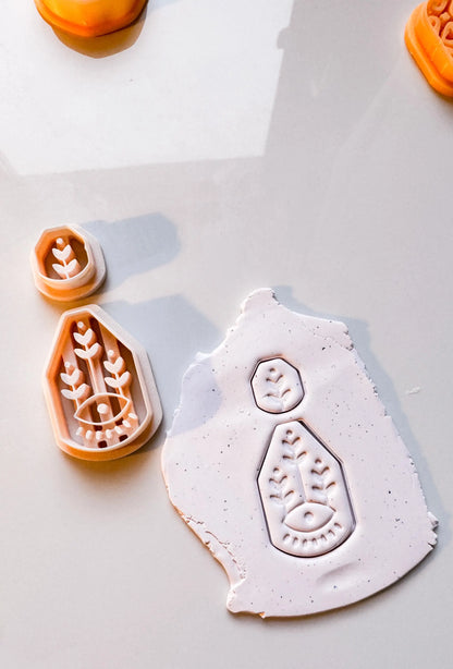 Ceramic Pattern Earrings 10