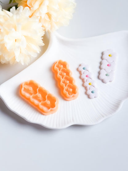 Flower Earring and Hair Clip Clay Cutter Set: DIY Jewelry Accessories