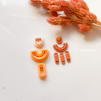 Tribal Polymer Clay Earring Cutter: Etnik Boho Jewelry Tool