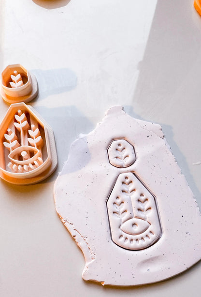 Ceramic Pattern Earrings 10