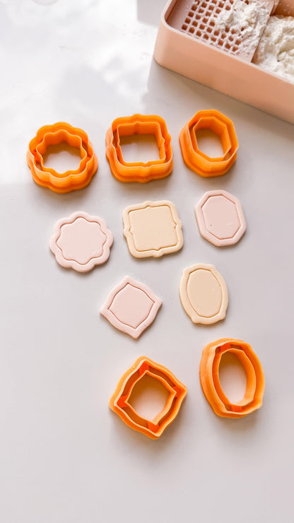 Vintage Frame Clay Cutter Set: Jewelry & Fondant DIY Crafting