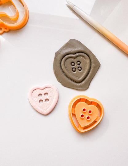 Button Heart Pattern