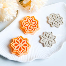 Geometric Floral Cutter Set Emboss & Deboss Polymer Clay Cutters