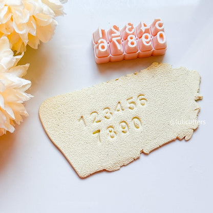Lowercase Letter Stamp Set for Clay: Alphabet Imprint Tool (6mm 7mm 8mm)