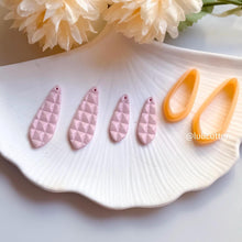 Teardrop Clay Cutter: 8 Sizes, Drop Earring Tool (20-55mm)