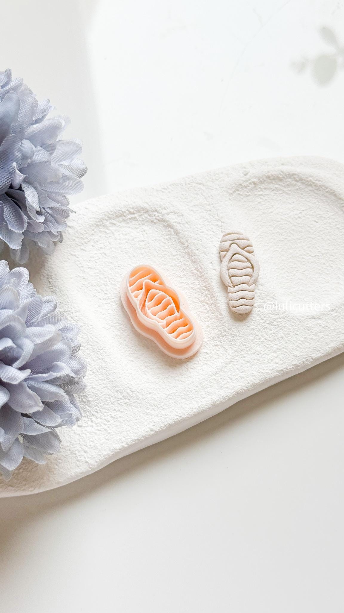 Flip-Flop Polymer Clay Cutter – Summer Beach Sandal Earring Cutter