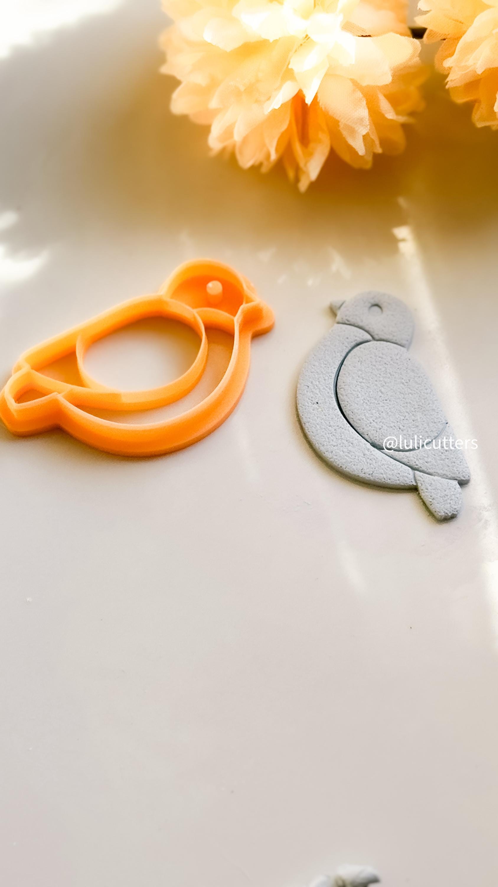 Bird Clay Cutter | Nature Earring, Jewelry Making (25mm - 51mm)