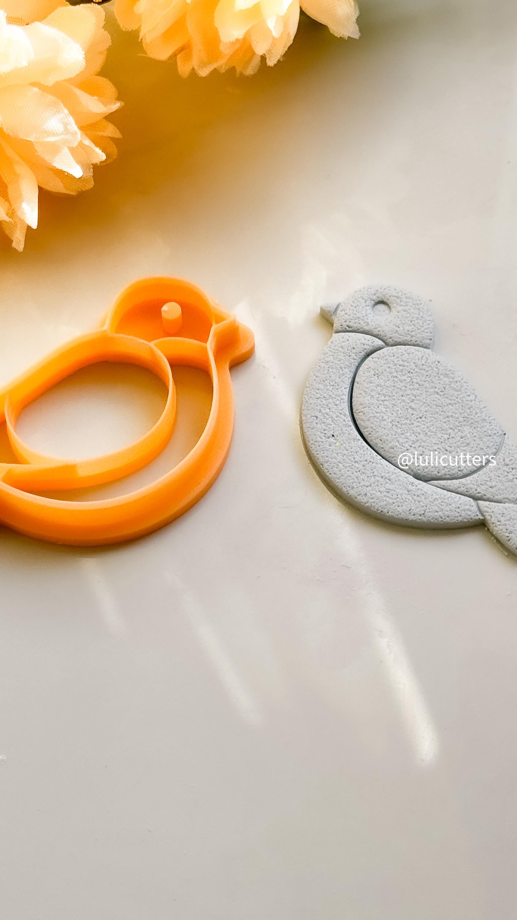 Bird Clay Cutter | Nature Earring, Jewelry Making (25mm - 51mm)