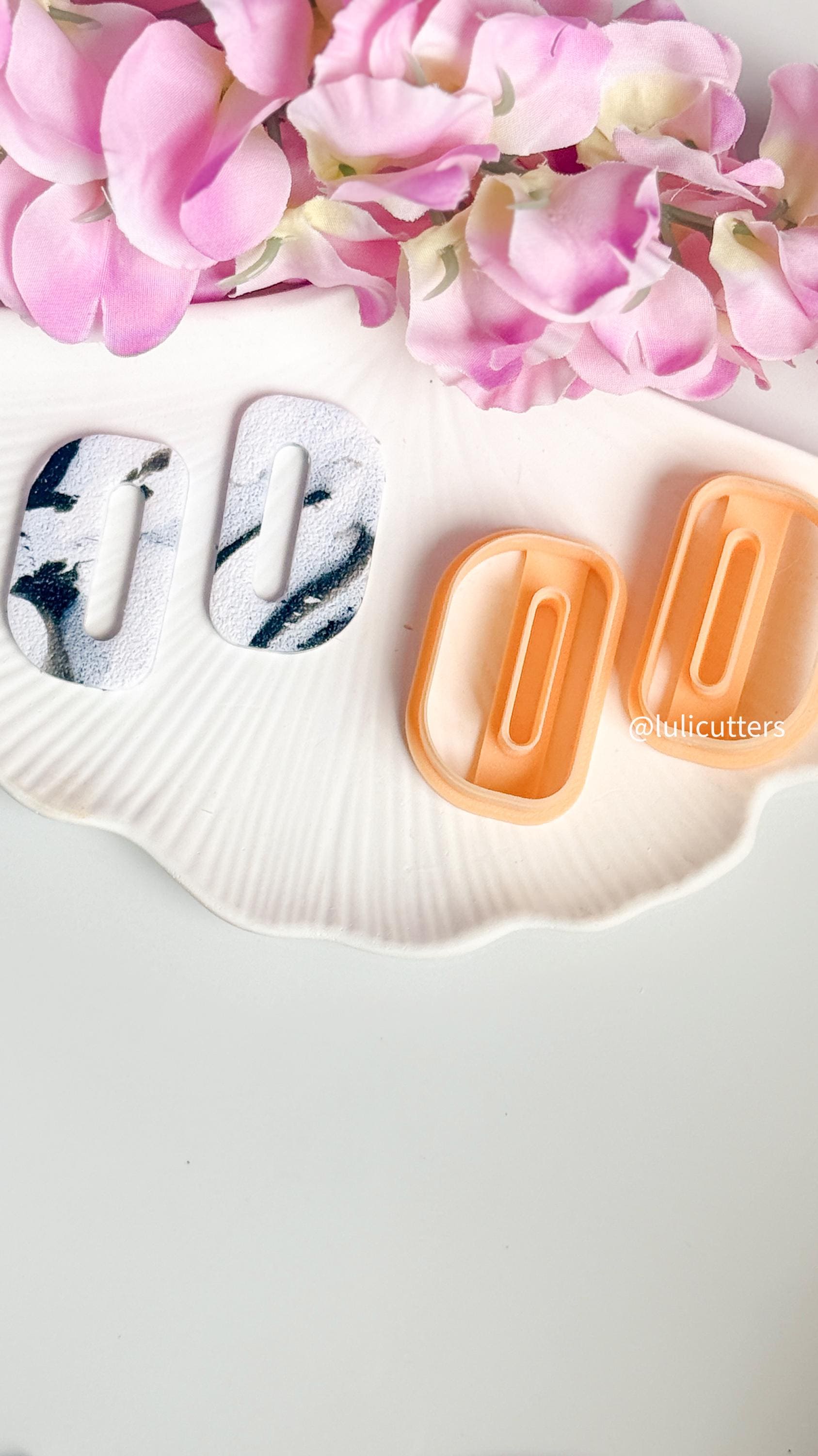 Geometric Clay Cutter Set: Modern Jewelry Making Supplies