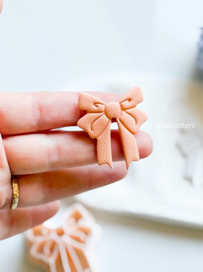 NEW Coquette Bow Polymer Clay Cutter Unique & Elegant Shape - 6 Size Options
