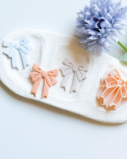 NEW Coquette Bow Polymer Clay Cutter Unique & Elegant Shape - 6 Size Options