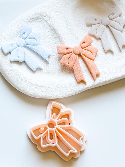 NEW Coquette Bow Polymer Clay Cutter Unique & Elegant Shape - 6 Size Options
