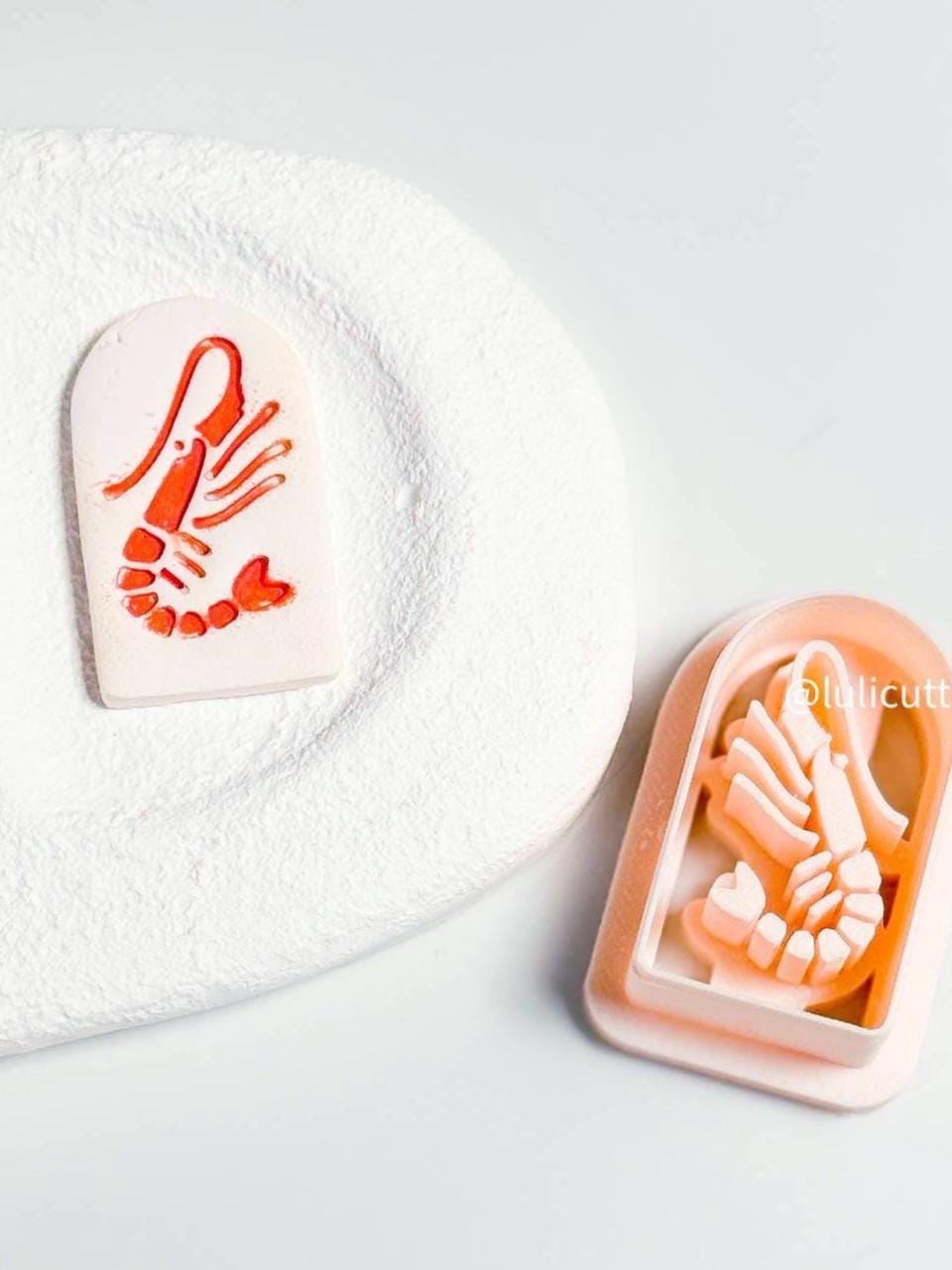 Shrimp/Lobster Clay Cutter: Sea Creature Polymer Clay Tool