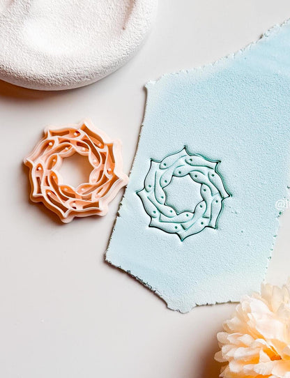 Fish Wreath Polymer Clay Cutter: Ocean Earrings & Pendants