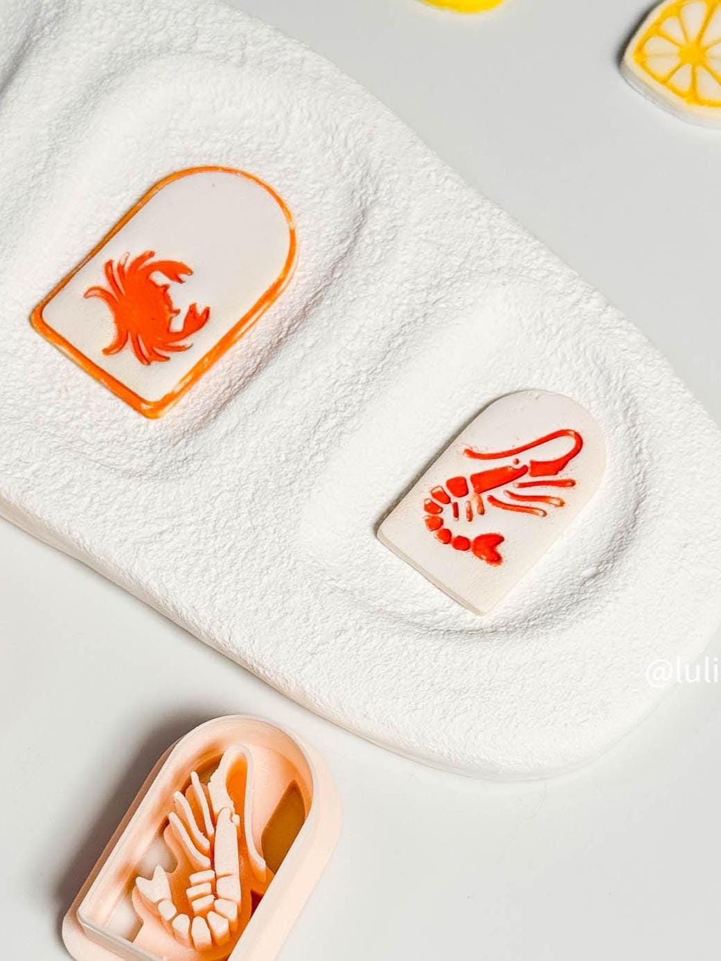 Shrimp/Lobster Clay Cutter: Sea Creature Polymer Clay Tool