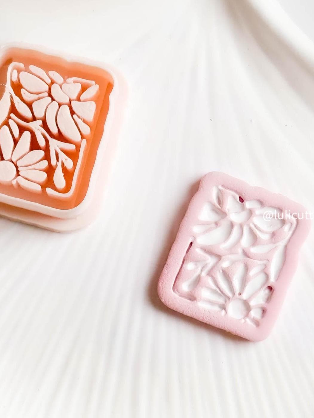Floral Frame Earring Cutter Daisy Pattern, 30mm or 35mm Options