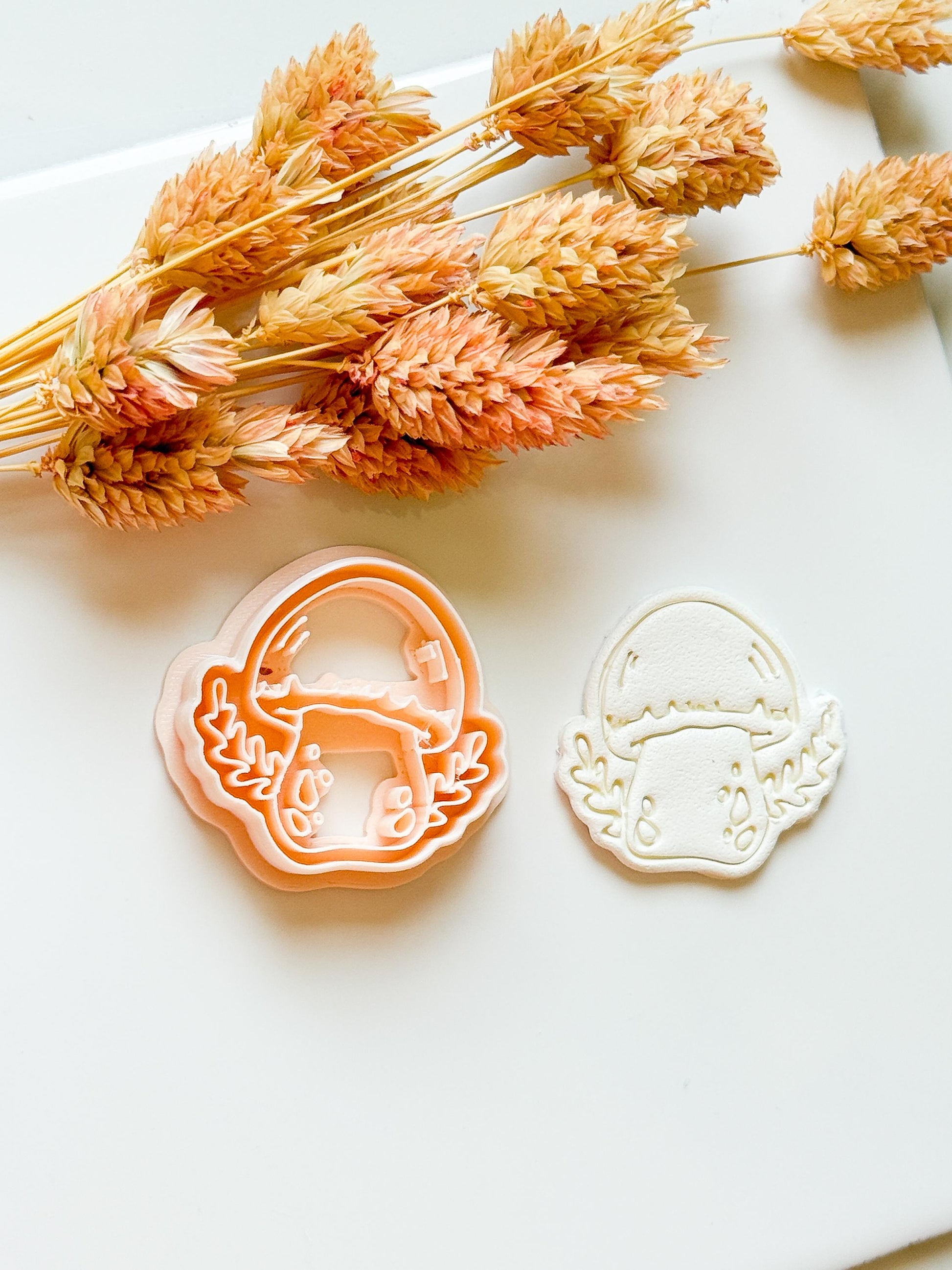 Mushroom Clay Earring Cutter: Whimsical Fairycore Toadstool Tool