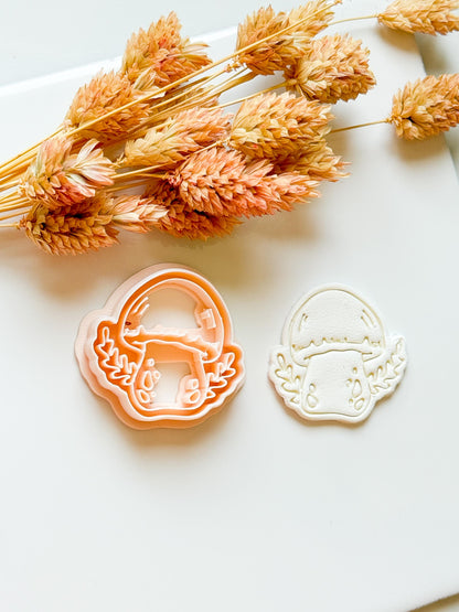 Mushroom Clay Earring Cutter: Whimsical Fairycore Toadstool Tool