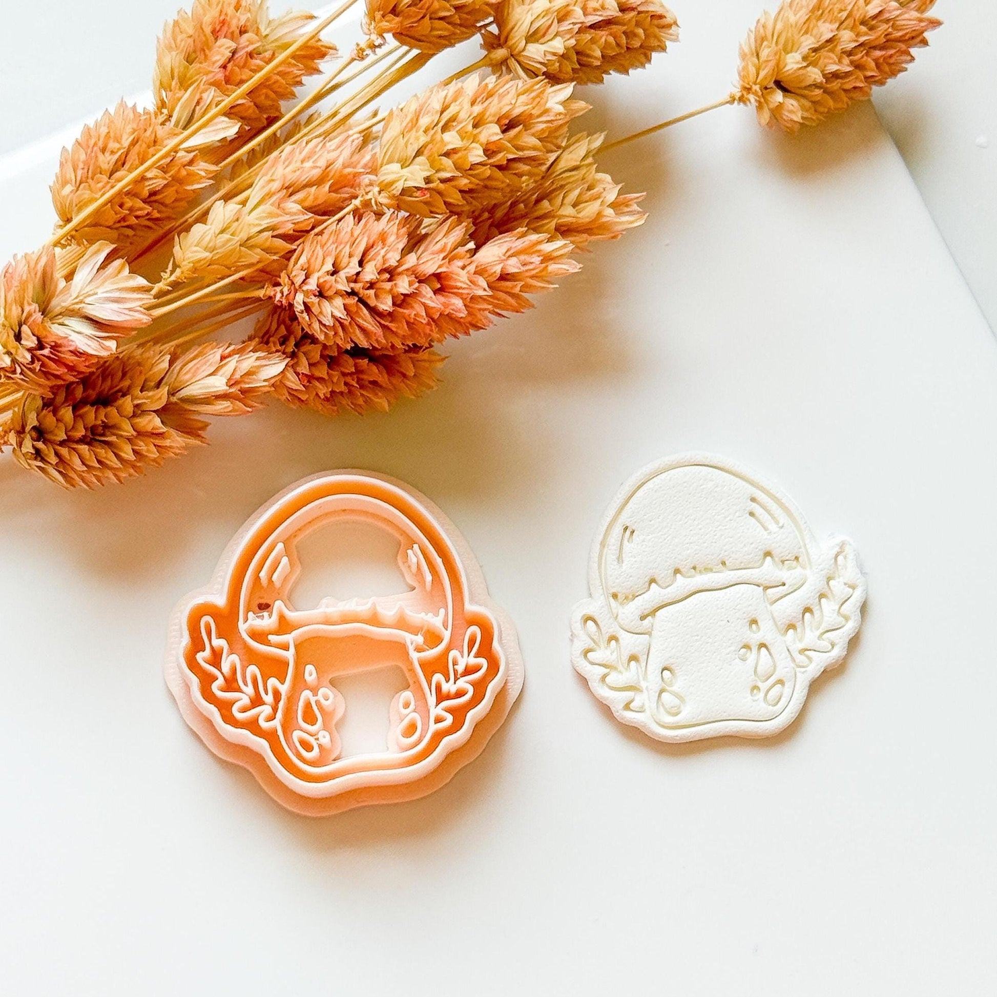 Mushroom Clay Earring Cutter: Whimsical Fairycore Toadstool Tool