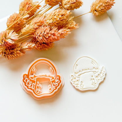 Mushroom Clay Earring Cutter: Whimsical Fairycore Toadstool Tool